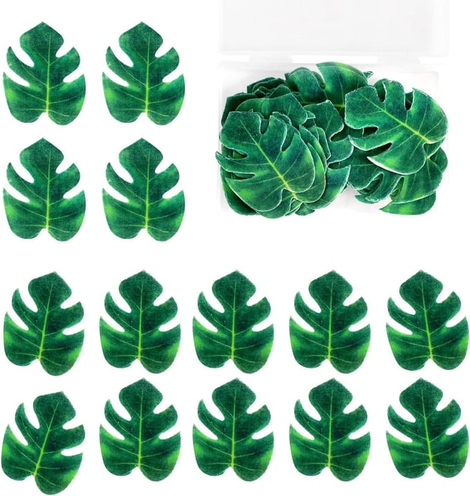 Solidchoice - Set van 48 Tropische Cupcake Decoraties voor Feesten