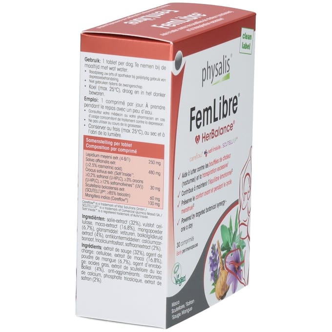 Physalis Femlibre Tabletten (30 tabletten)