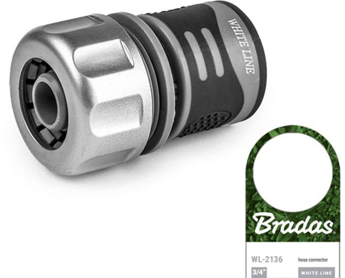 Bradas WL-2136 - Snelkoppeling - 3/4 inch - Antislip - TPR Coating