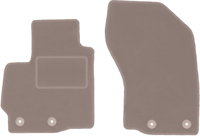 Beige voormatten voor: Mitsubishi ASX crossover (2010-2019)