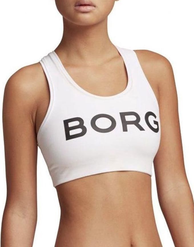 Björn Borg Solid Shelby Soft top Wit Maat M