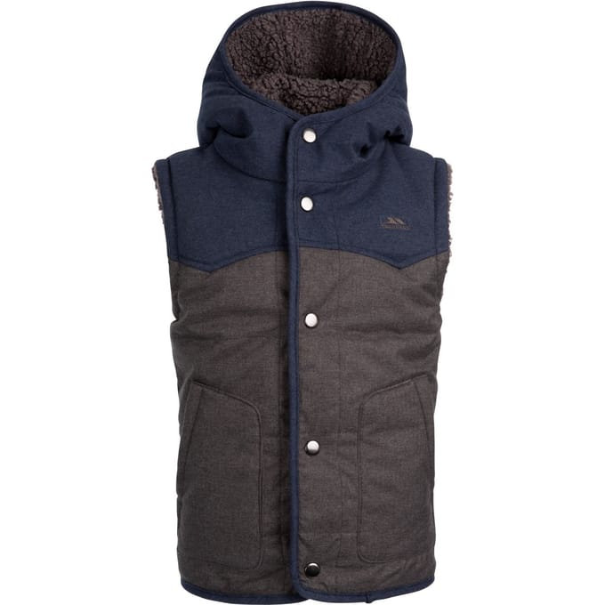 Trespass Kinder/Kinder omkeerbaar jack (Donkergrijs mergel)