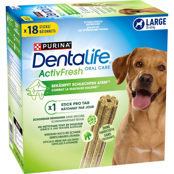 36 Stuks Purina Dentalife Active Fresh Gebitsverzorgingssnacks Grote Honden