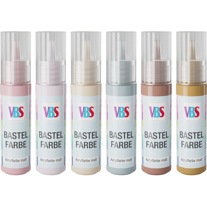 VBS Knutselverf set "Winter Romance", 6 x 20 ml