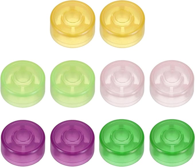 Schakelaarafdekkingen Gitaar - Pedaaldoppen Set - Effectpedaal Gebruik - Universele Pasvorm - 10 mm Binnendiameter - Multicolor