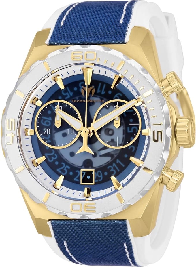 TechnoMarine Reef TM-519007 Heren Quartz Horloge - 48 mm