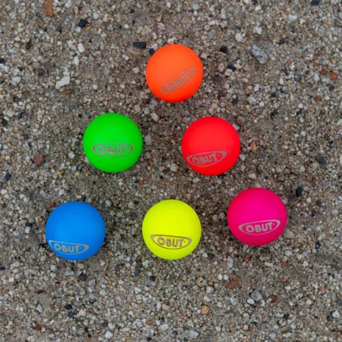OBUT Jeu-de-boules 6  fluo Buts