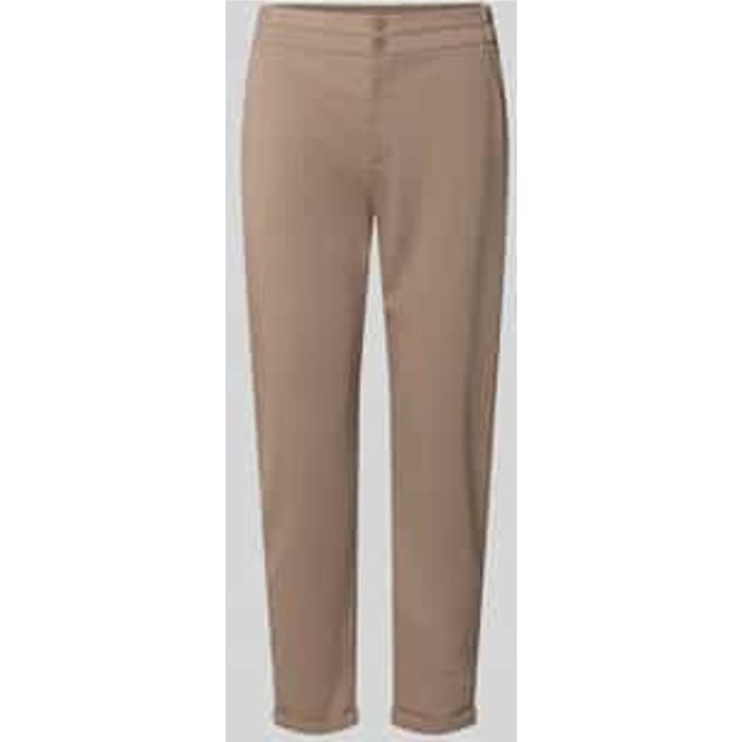 skinny fit stoffen broek met viscose, model 'NANNI'