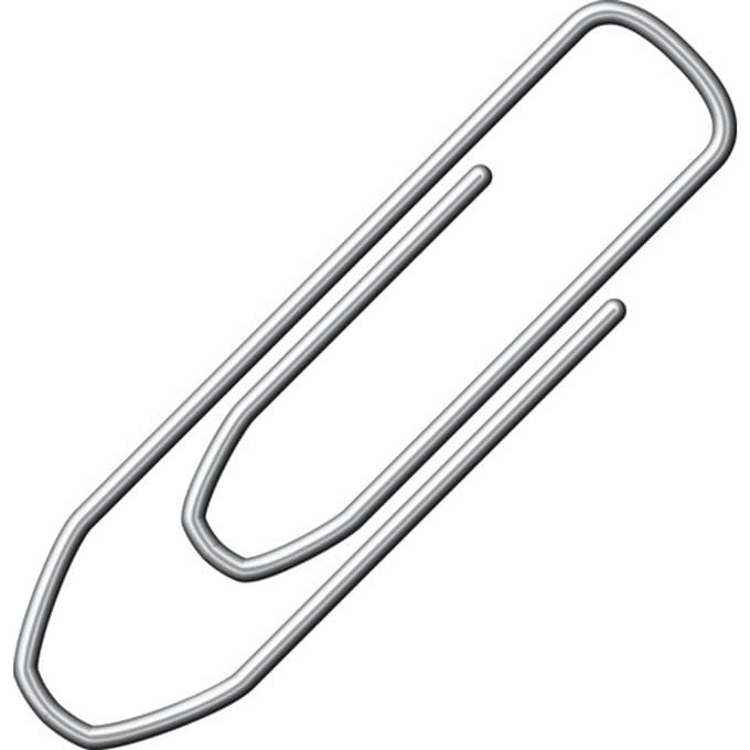 paperclips Alco 32mm hoekig verzinkt 75 stuks in doos