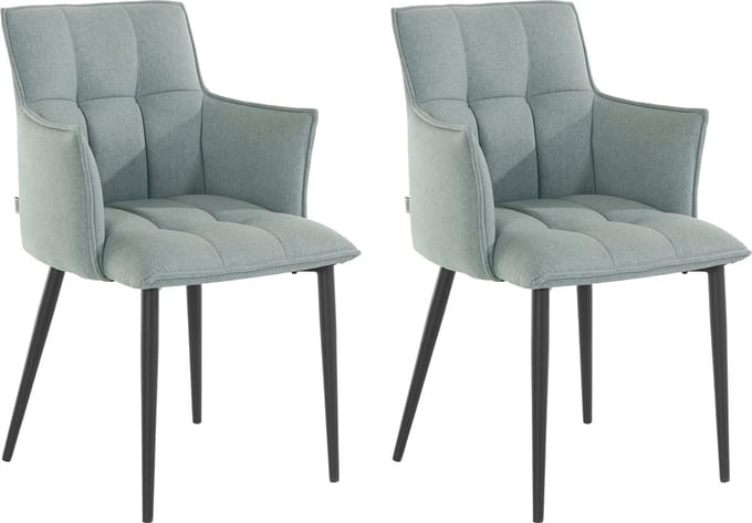 Marcia-Eetkamerstoel - Set van 2 - Mintgroen