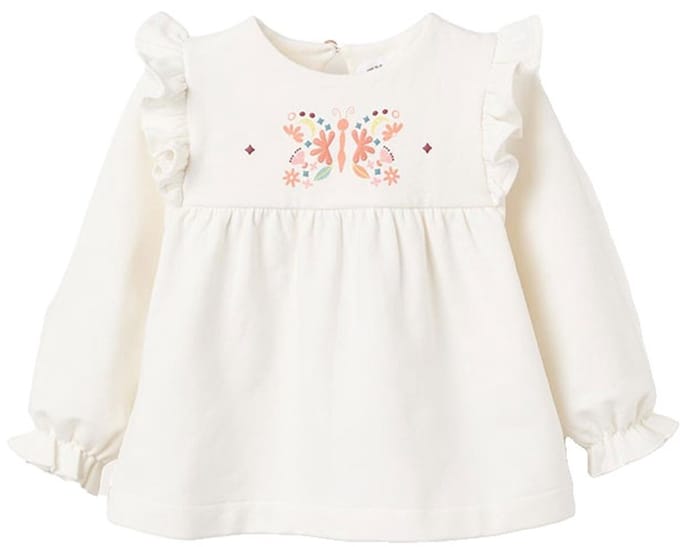 Zippy 3107404901 Sweatshirt Wit 6-9 Months Meisje