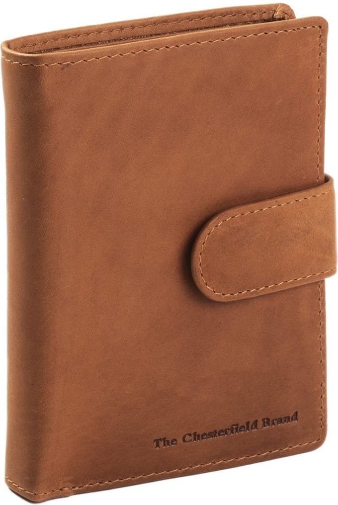 Chesterfield Ruby Waxed Pull Up Portemonnee - Cognac