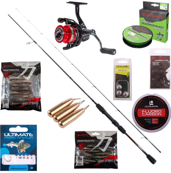 Ultimate Light Jig & Dropshot Set 2,10m - Roofvis Set