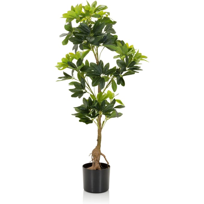 Kunstplant / Kunstboom SCHEFFLERA groen hjh OFFICE
