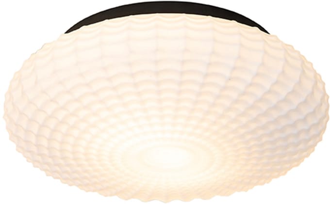 QAZQA nohmi - Klassieke Plafondlamp - 2 lichts - Ø 35 cm - Wit - Woonkamer | Slaapkamer | Keuken