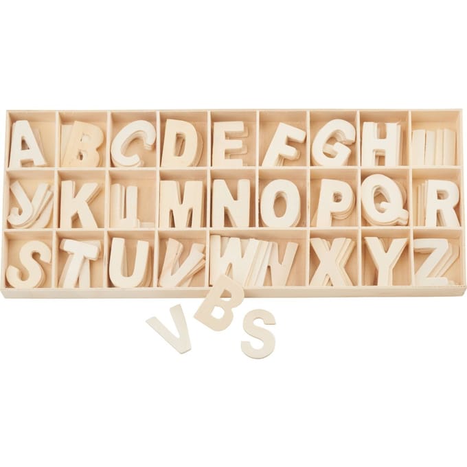 VBS Houten brievenset "Assorti - Natuur", 130 stuks