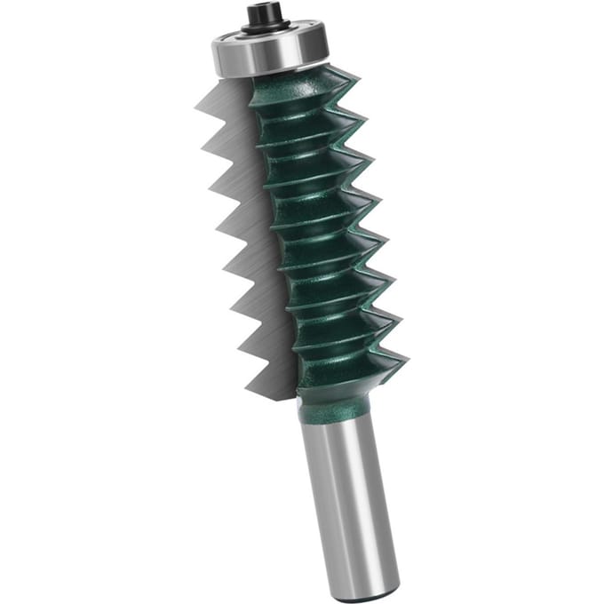 Fraise à dents multiples Queue 12 mm Carbure Type ligne Couteau de fraisage pour bois pour le travail du bois