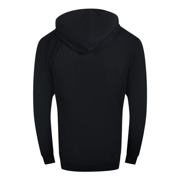Cavalli Class Gebarsten Gespoten Logo Zwarte Hoodie