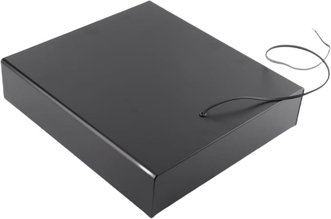 Zware Geldlade - Kassalade Metaal - Efficiënte Geldverwerking - Duurzame Stalen Constructie - 45x40x14 cm - Zwart