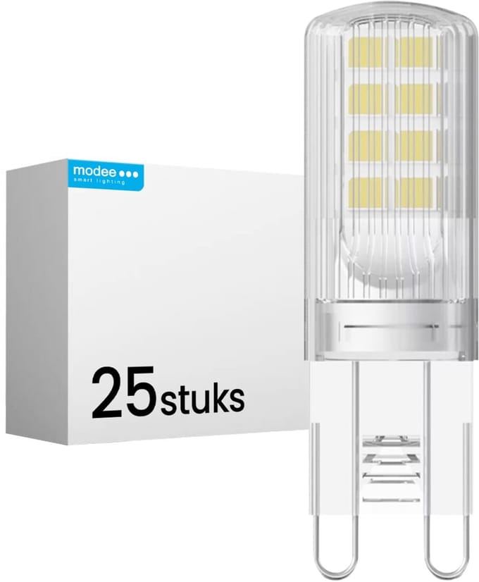 Modee LED Lamp G9 - 2.6W 2700K 320lm 230V - LED Lamp insteek - Warm Wit - 25 stuks