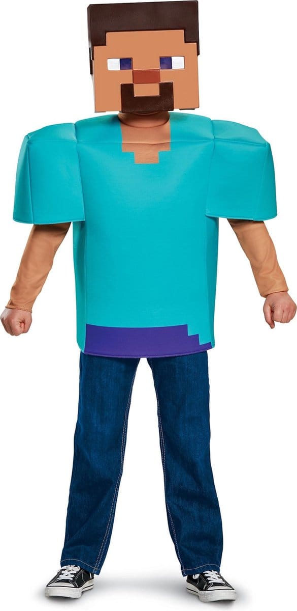 Vegaoo - Klassiek Minecraft steve kostuum voor kinderen