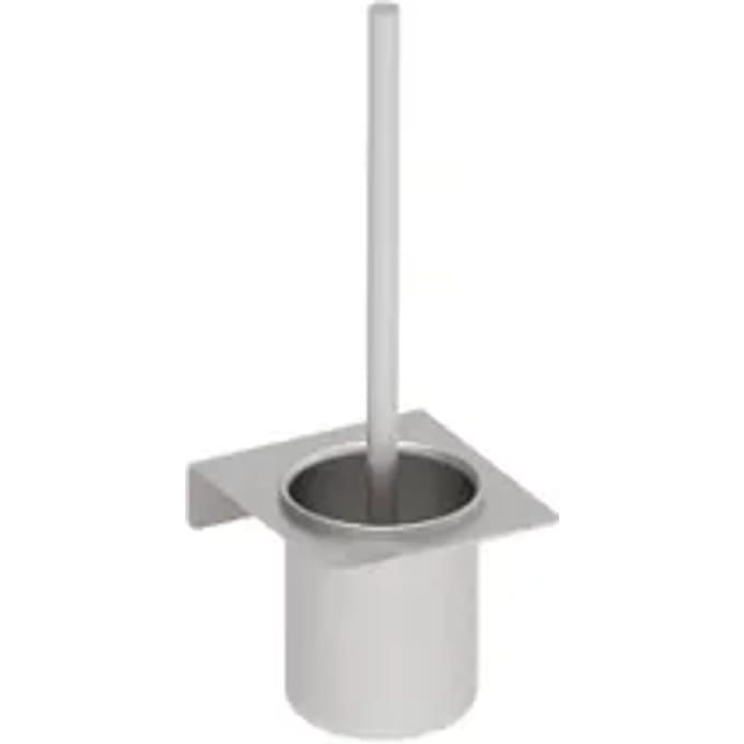 Aquavive Wc-borstel Met Houder - Rvs - Rvs Geborsteld