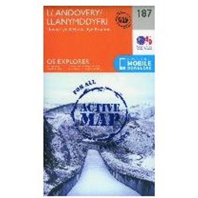 Llandovery, Llanwrtyd Wells And Llyn Brianne - Ordnance Survey