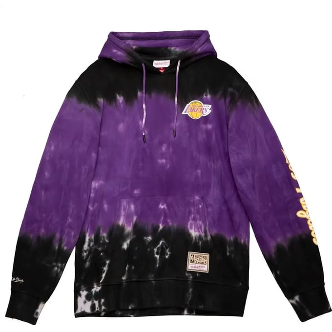 Hoodie Los Angeles Lakers Tie Dye
