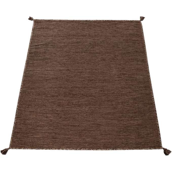 Handgeweven tapijt Kilian bruin 120x170 cm