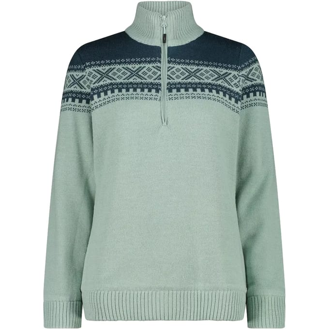 Pull 1/2 zip in brei vrouw CMP