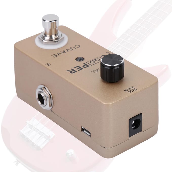 Mini Looper Pedaal Gitaar Effect Pedaal Volledig Metalen Behuizing Gitaar Accessoires beige