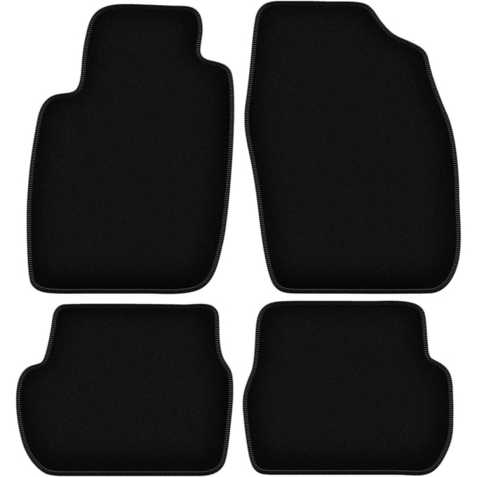 BASIC zwarte veloursmatten voor: Toyota Starlet P9 hatchback (1996-1999)