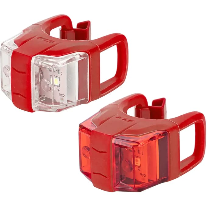 Kellys Twins II Fietsverlichting Set Voor & Achter Rood