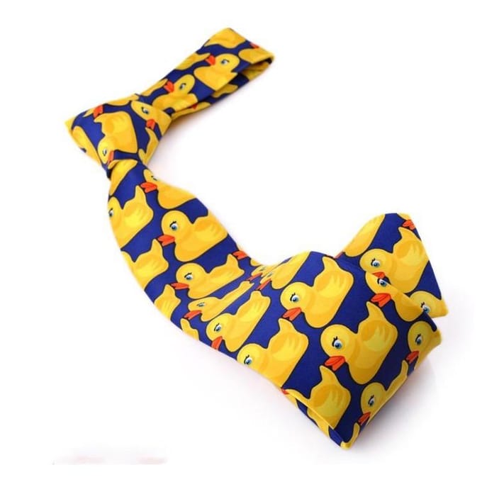 Gele Grappige Rubberen Eend Stropdas Herenmode Casual Fancy Eendje Professionele Stropdas Mode Bruiloft Schattige Eendje Stropdas Voor Man 8cm yellow