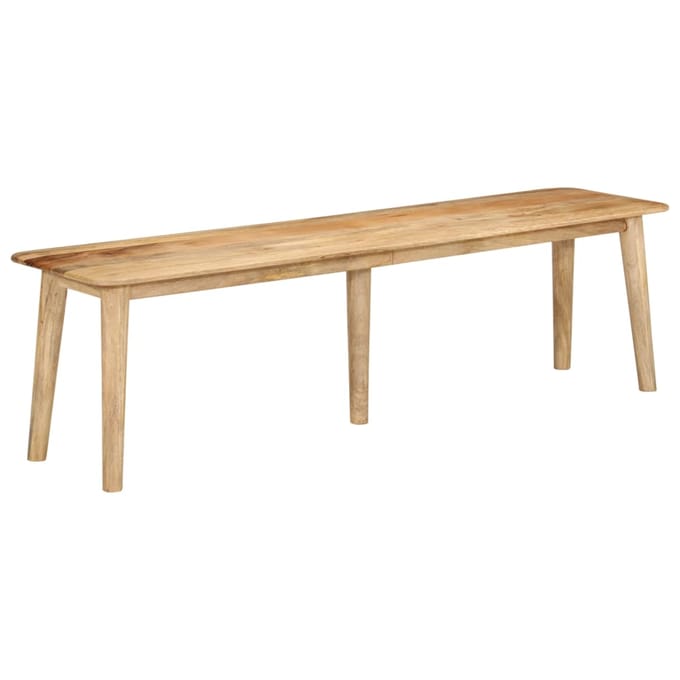 vidaXL - Bankje - 160x40x45 - cm - massief - mangohout