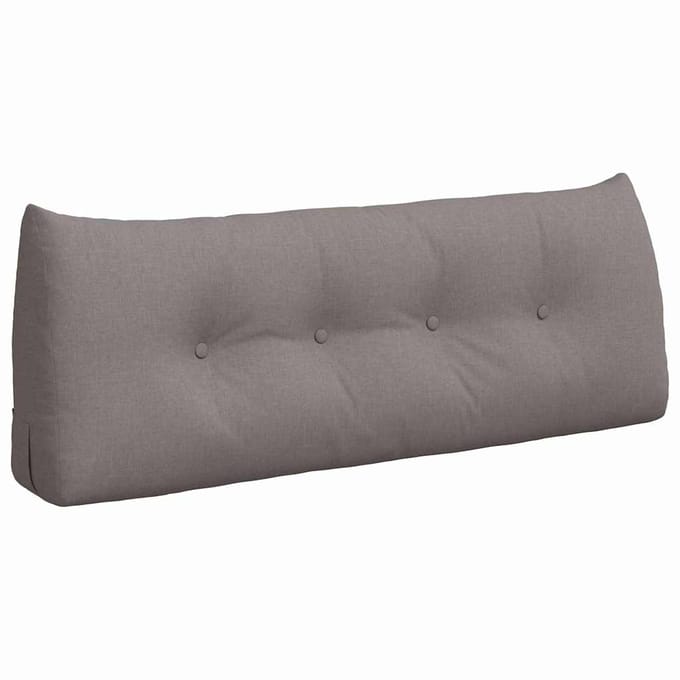 vidaXL - Rugkussen - Taupe - 120 - x - 24 - x - 50 - cm - Stof