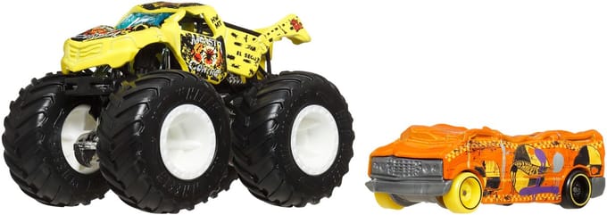 Hot Wheels Monster Trucks Auto - Totaled 2-delig inclusief kleine auto
