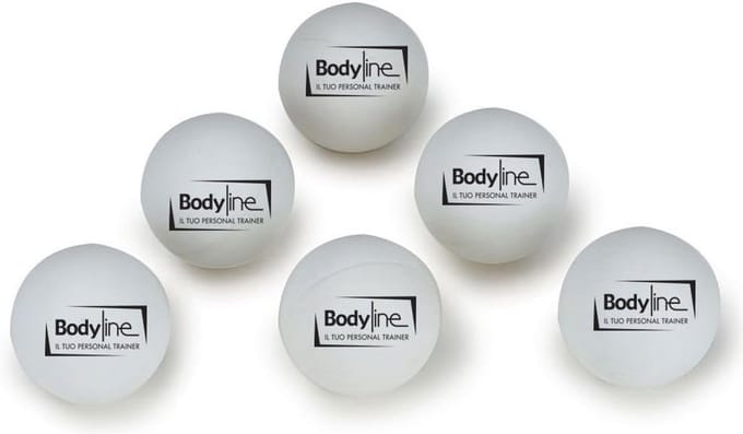Set van 6 Tafeltennisballen Wit - Celluloid Ballen voor Perfecte Rebound