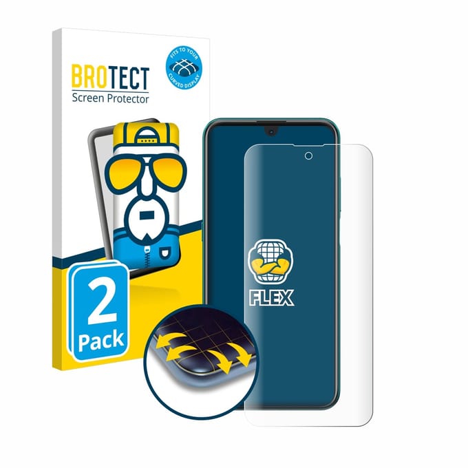 BROTECT - Screenprotector voor Nokia X20 - Folie Beschermfolie transparant volledig dekking - 2 Stuks