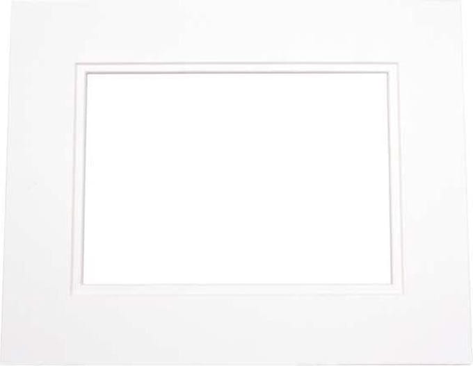 Passepartout Dubbeldik Wit/Wit 50,8x61cm (10 stuks)