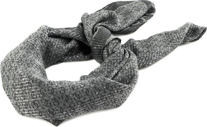 GUESS Sjaal Aveta Scarf 80x180 Grey Donkergrijs