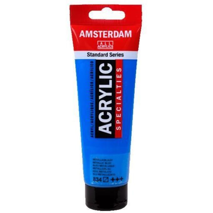 Amsterdam Specialties Acrylverf 120ml 834 Metallicblauw
