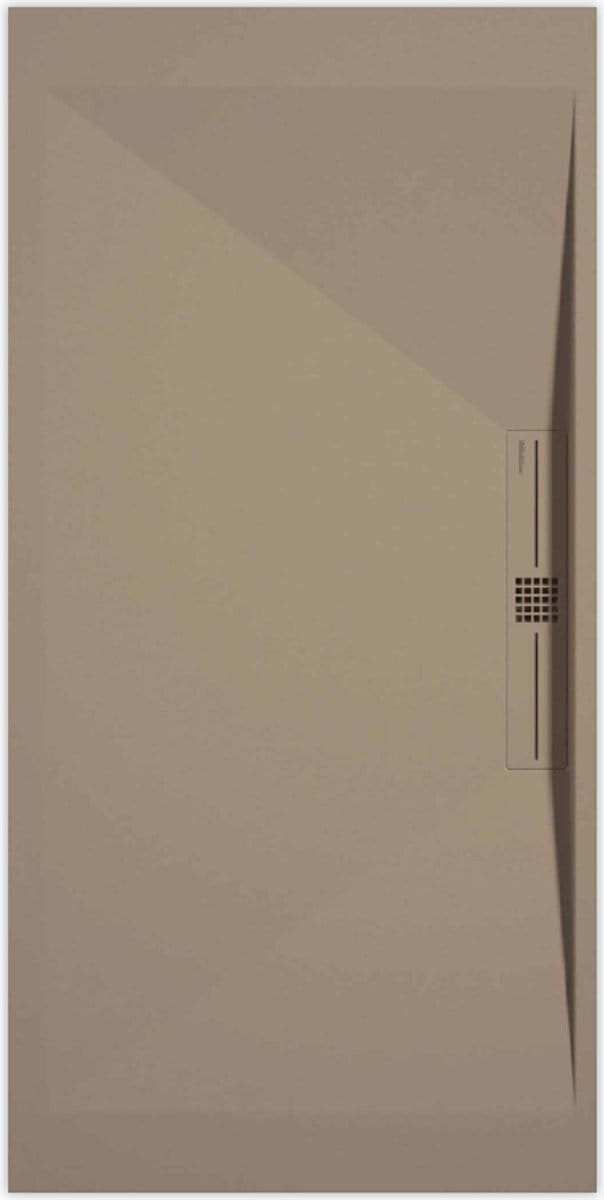 Sanifun douchebak Stone Side Chocolate Slate 1200 x 700 S