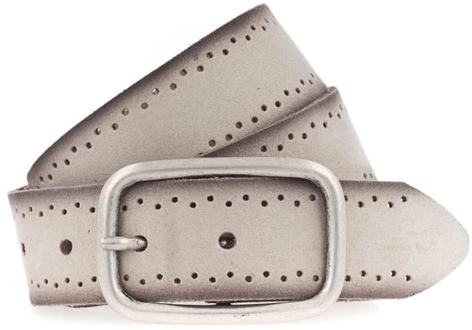 MUSTANG Leren riem Woman´s Belt 3.5 W100 Dark Vanilla beige