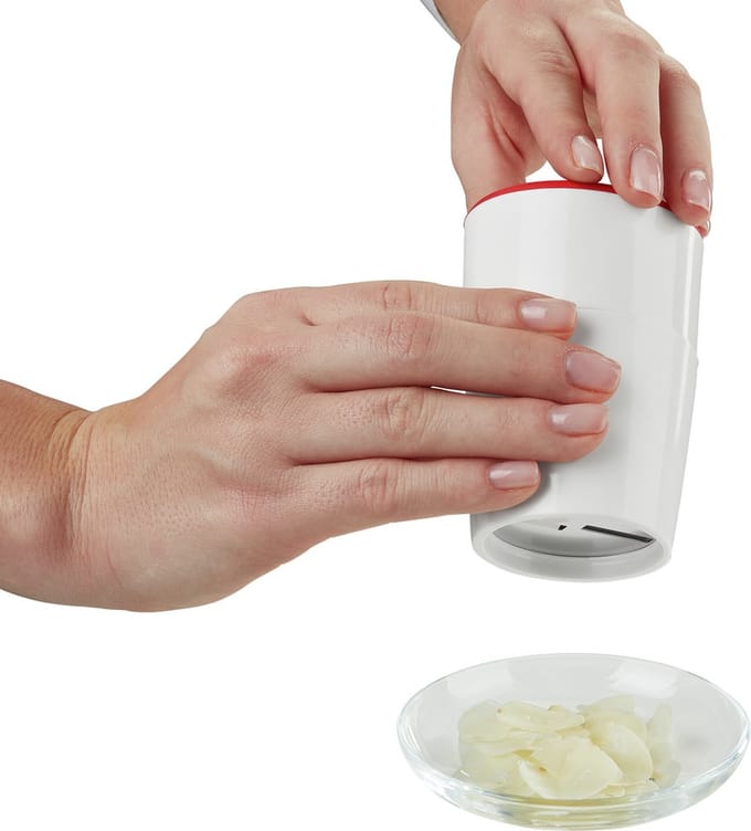 Leifheit Comfortline gourmet knoflooksnijder - wit