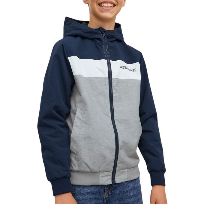 Jack & Jones Essentials Rush Blocking Hooded Bomber Jack Junior - Maat 128