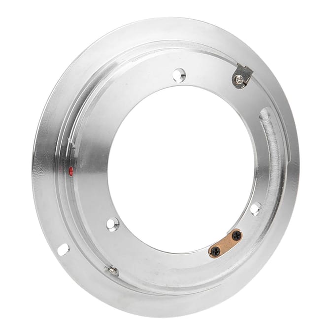 1 stuks Aluminiumlegering Voor Rollei QBM-lens naar Voor Canon EOS EF Schroefvatting Lens white