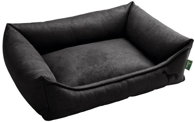 Dog Sofa Hunter Bologna Synthetic Leather Black (70 x 50 cm)