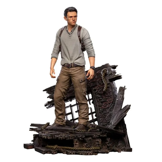 Iron Studios Uncharted 2022 - Figuur Deluxe - Nathan Drake Tom Holland 1/10