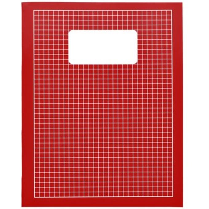Schrift qbasic 210x165mm ruit 5mm 80blz 70gr Assorti